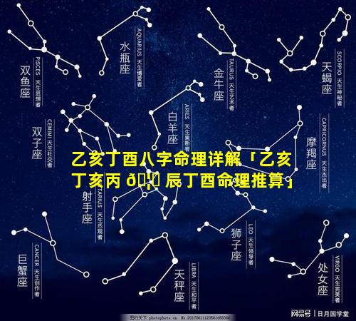 乙亥丁酉八字命理详解「乙亥丁亥丙 🦆 辰丁酉命理推算」